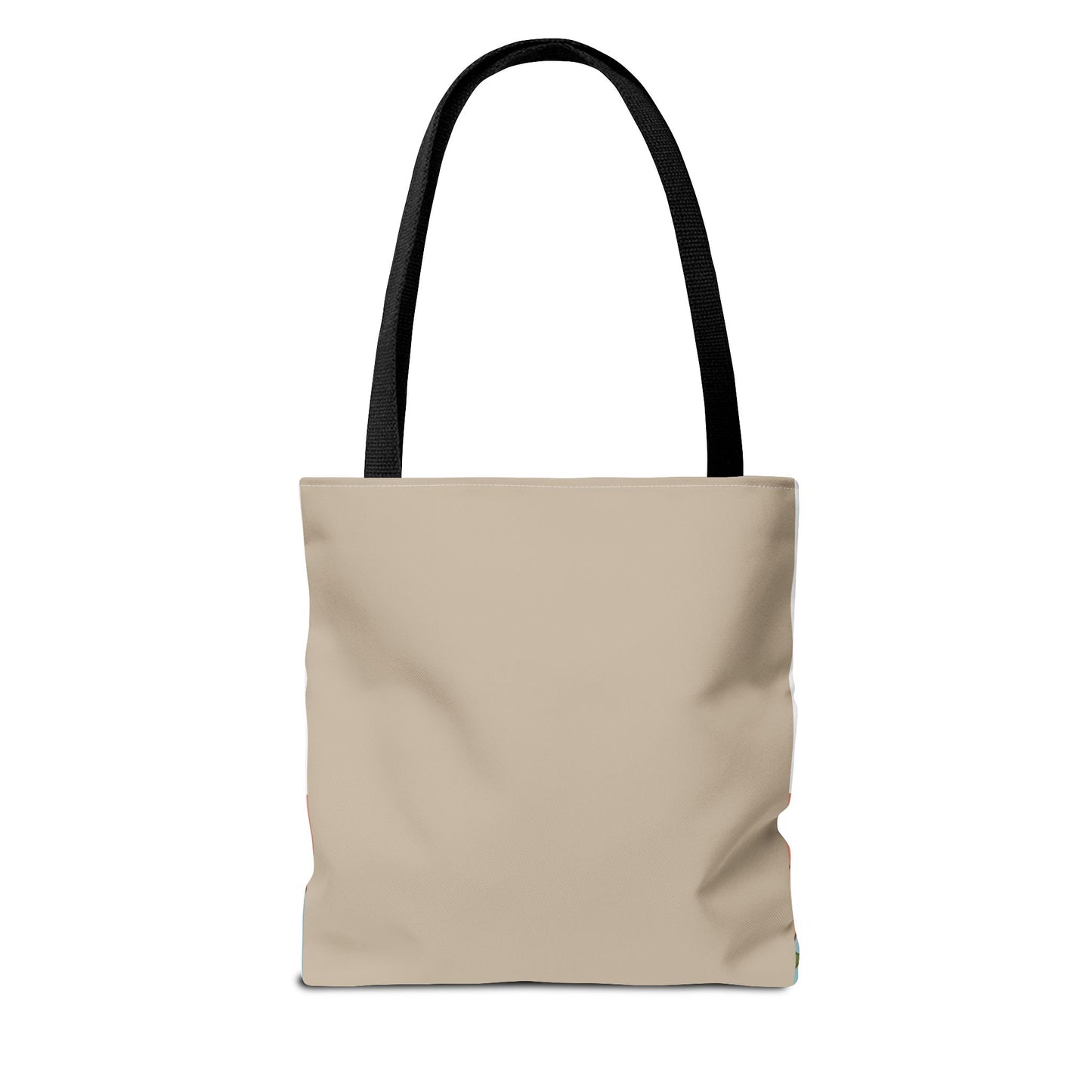 Cute Character Tote Bag, AOP Shopping Bag, Fun Gift Idea, Beach Tote, Cartoon Bag, Lightweight Reusable Bag