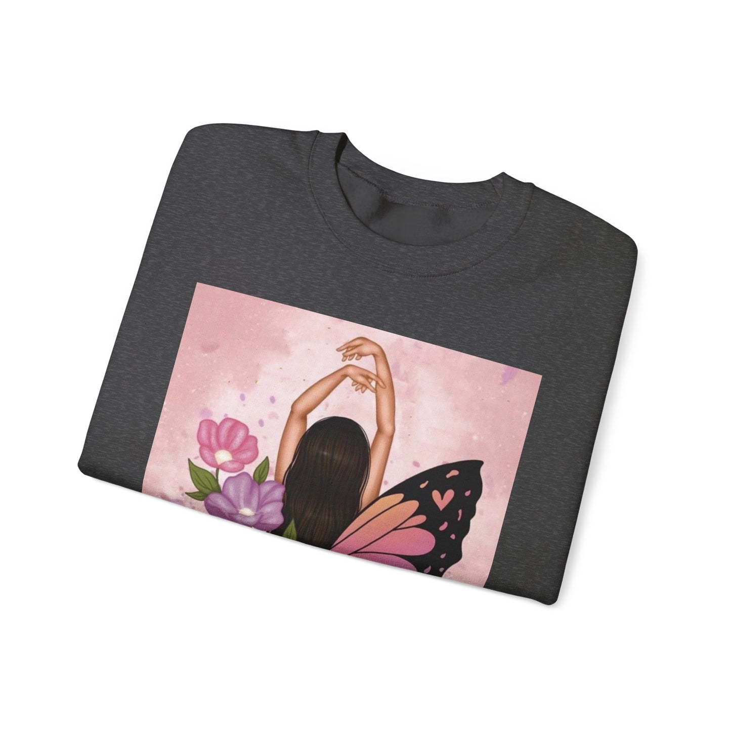 Floral Butterfly Crewneck Sweatshirt - Boho Style, Gift for Her, Cozy Fall Apparel, Perfect for Birthdays, Casual Wear, Inspirational [...]