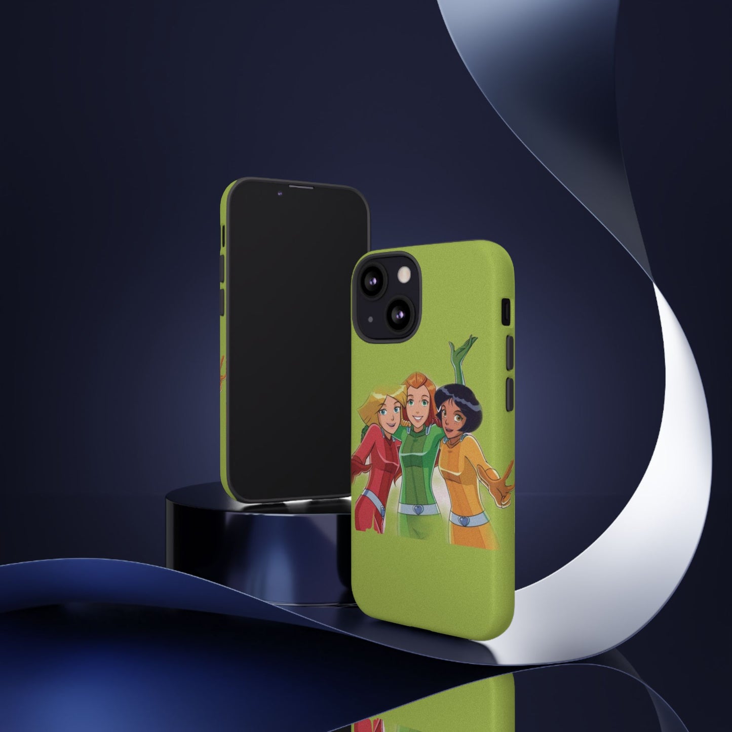 Sassy Phone Case for Tough Girls, Fun Active Protection Cover, Cartoon Friendship, Gift for Teens, Eco-friendly Mobile Accessory
