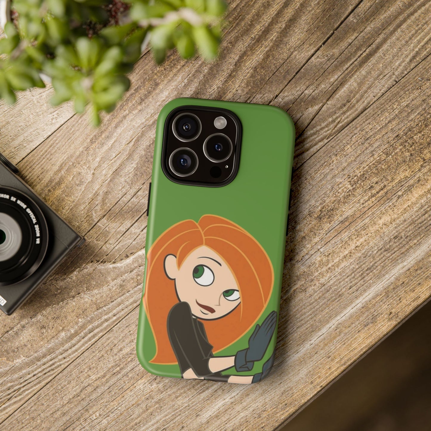 Kim Possible Phone Case, Tough Cases for Teens, Cartoon Accessories, Gift for Her, Pop Culture Merchandise, Fun Tech Gear