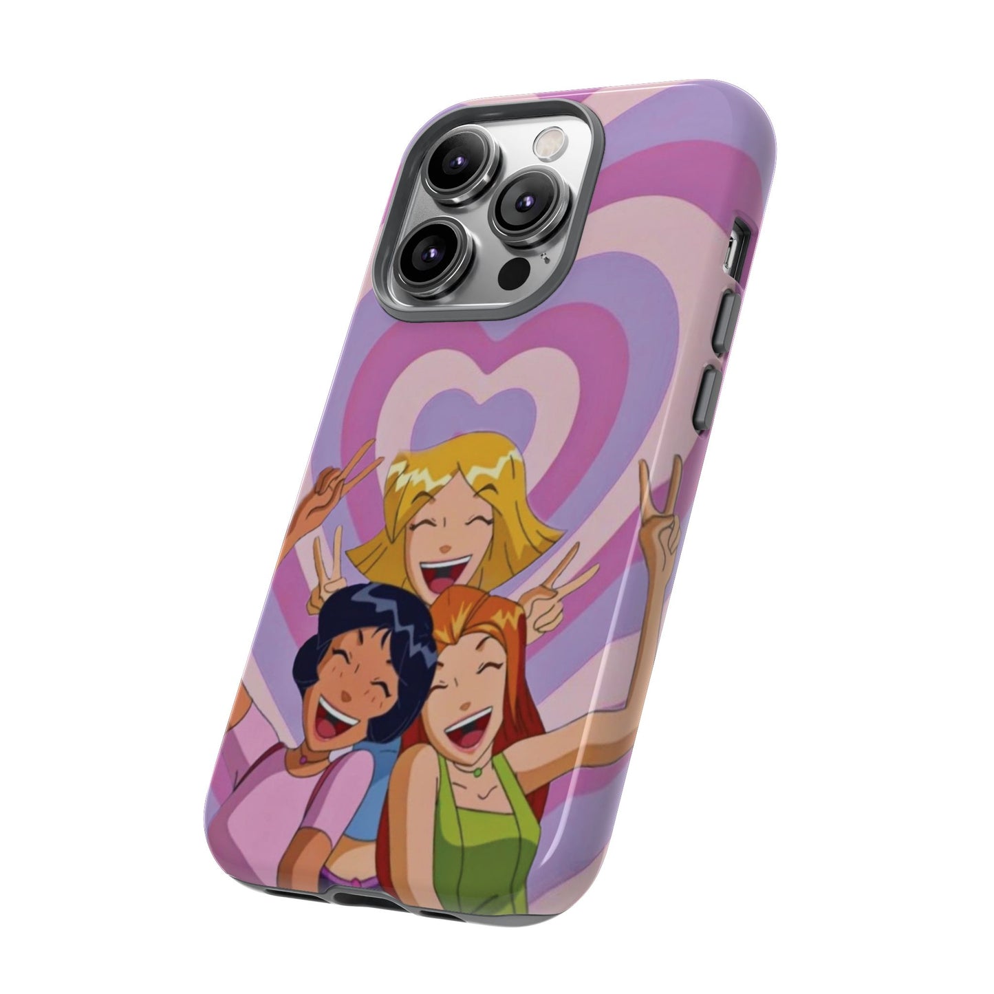 Colorful Phone Case with Cheerful Design, Fun Accessories, Gift for Teens, Trendy Tech Cover, Girls' Birthday Present
