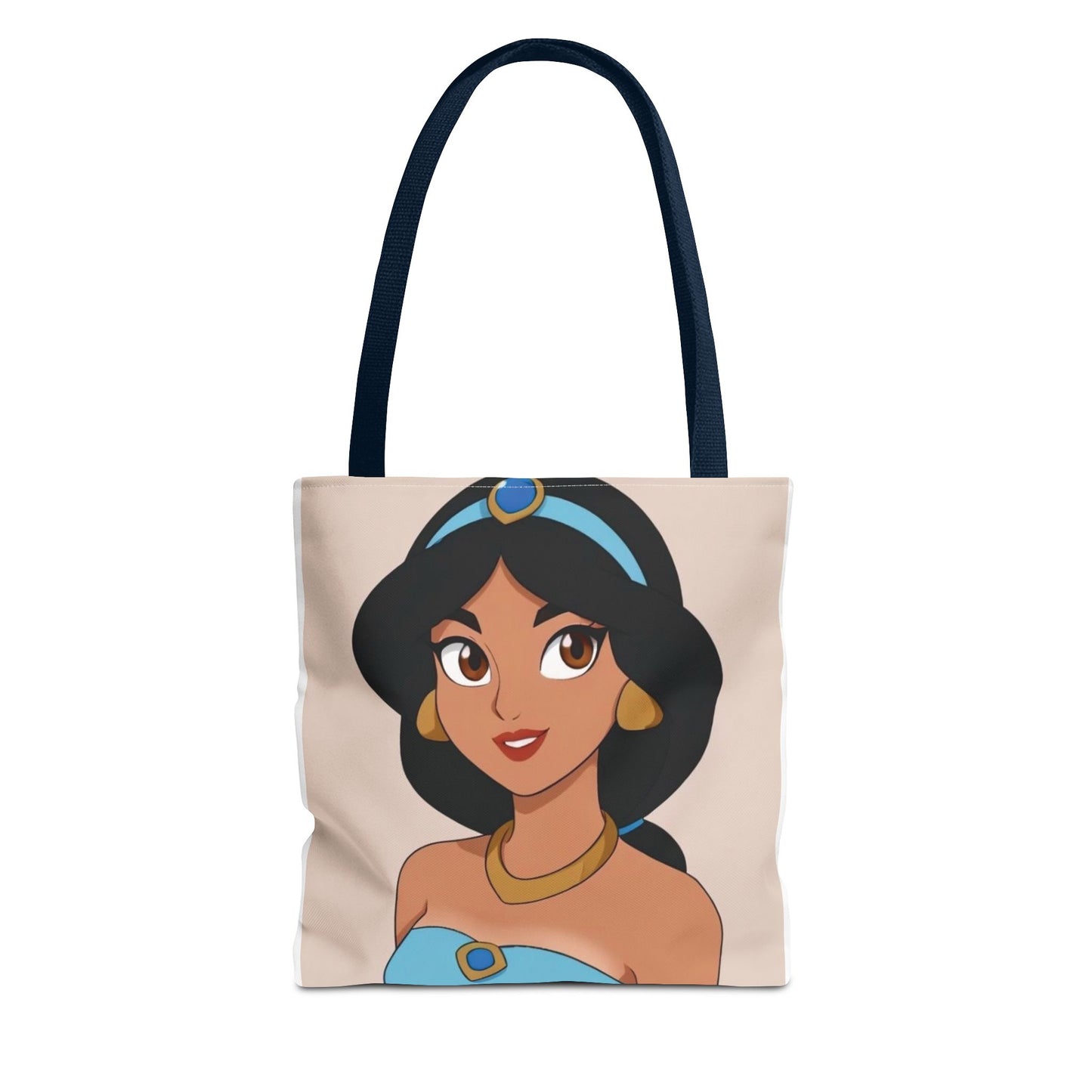 Princess Jasmine AOP Tote Bag | Stylish Tote for Everyday Use, Disney Fan Gift, Travel Bag, Grocery Shopping, Beach Bag