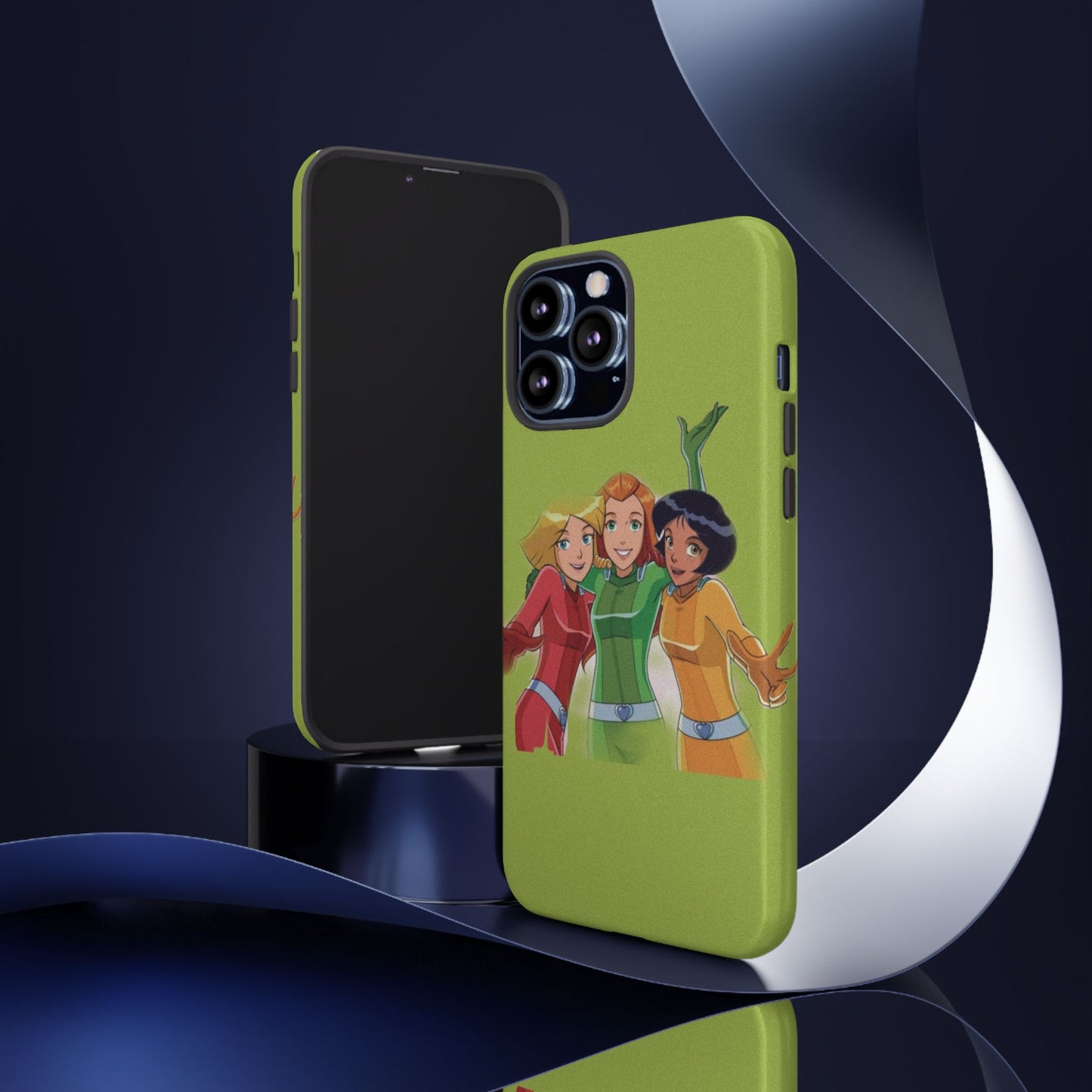 Sassy Phone Case for Tough Girls, Fun Active Protection Cover, Cartoon Friendship, Gift for Teens, Eco-friendly Mobile Accessory