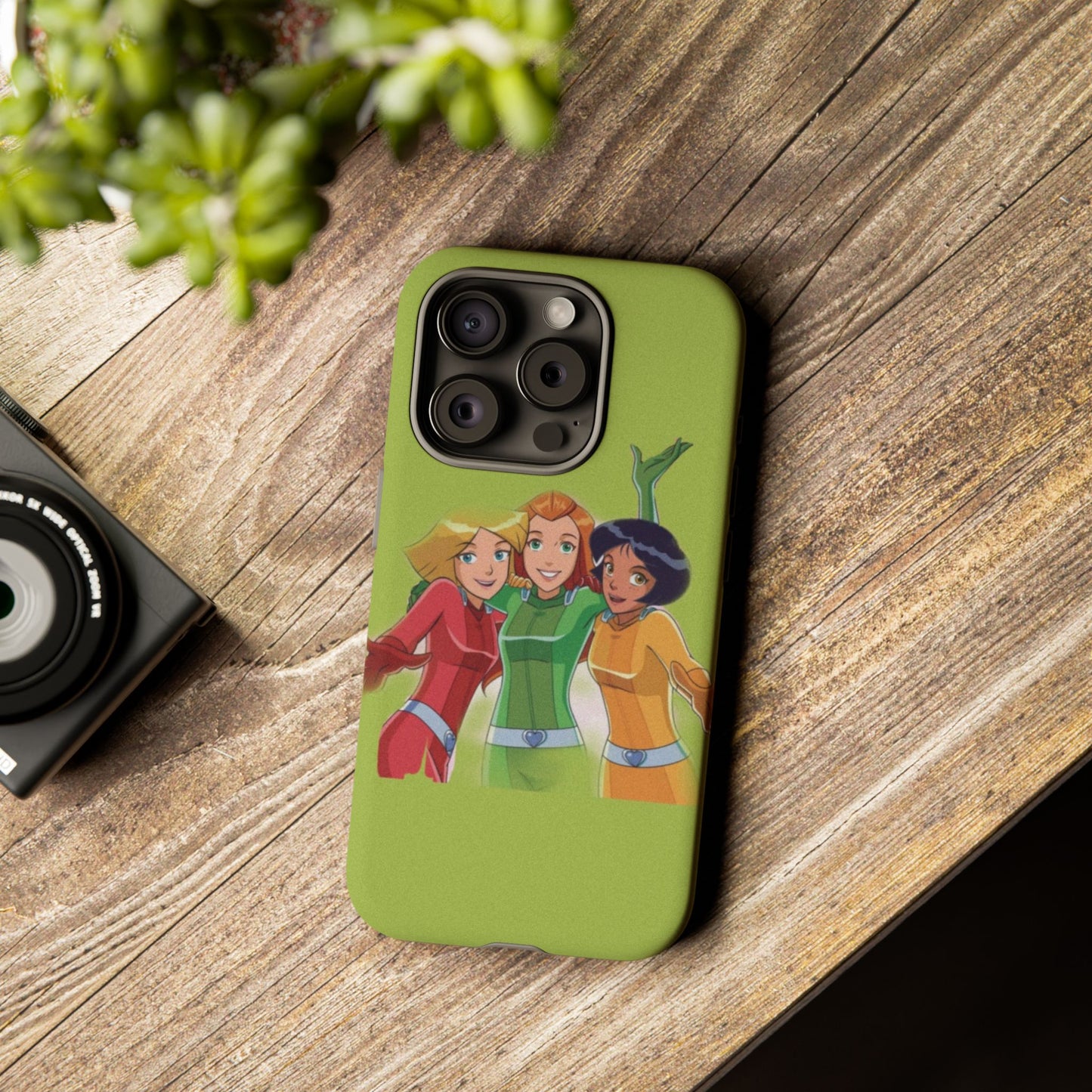 Sassy Phone Case for Tough Girls, Fun Active Protection Cover, Cartoon Friendship, Gift for Teens, Eco-friendly Mobile Accessory