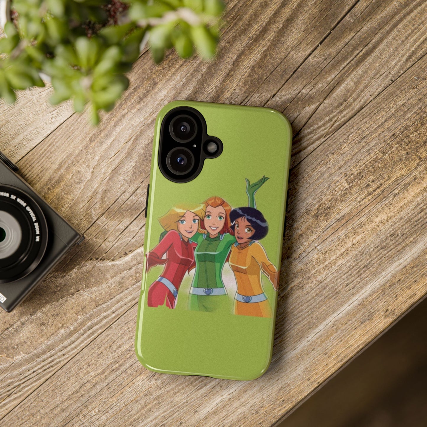 Sassy Phone Case for Tough Girls, Fun Active Protection Cover, Cartoon Friendship, Gift for Teens, Eco-friendly Mobile Accessory
