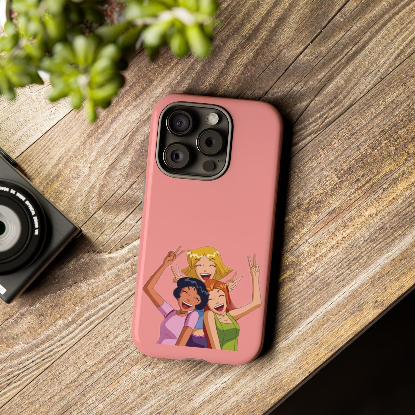 Playful Friendship Phone Case, Cute Girls Phone Cover, Tough Phone Case, Unique Tech Accessory, Gift for Friends, Fun Personalized Case