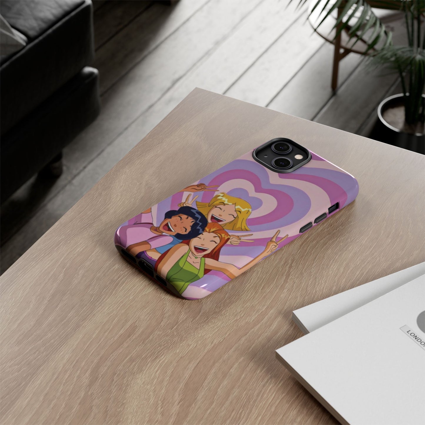 Colorful Phone Case with Cheerful Design, Fun Accessories, Gift for Teens, Trendy Tech Cover, Girls' Birthday Present