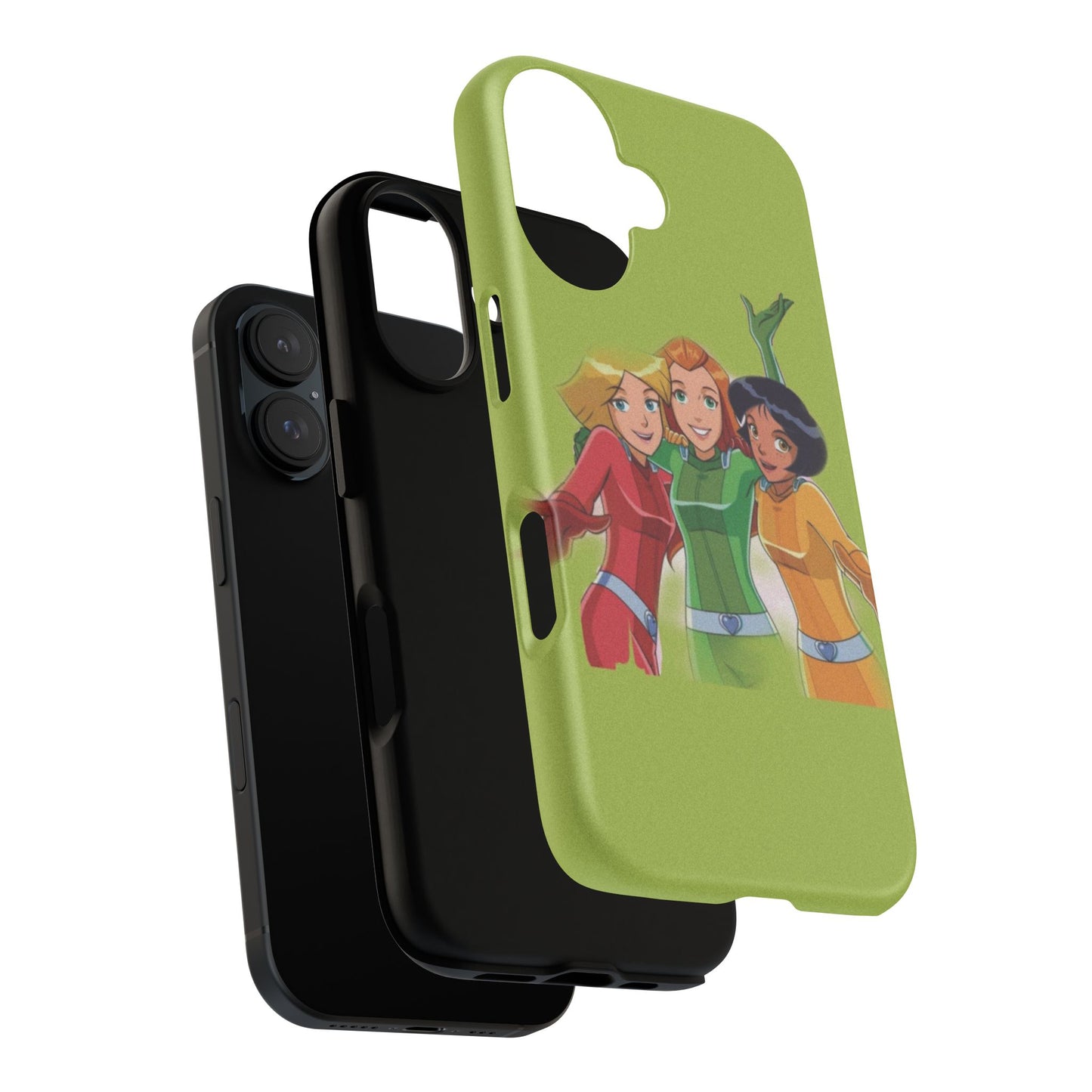 Sassy Phone Case for Tough Girls, Fun Active Protection Cover, Cartoon Friendship, Gift for Teens, Eco-friendly Mobile Accessory