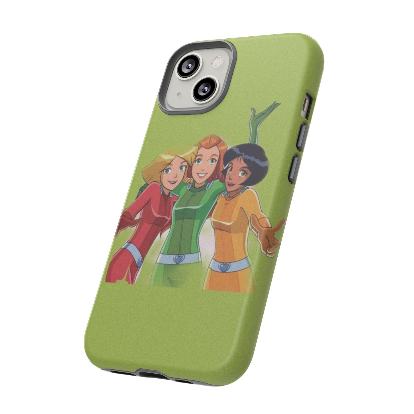 Sassy Phone Case for Tough Girls, Fun Active Protection Cover, Cartoon Friendship, Gift for Teens, Eco-friendly Mobile Accessory