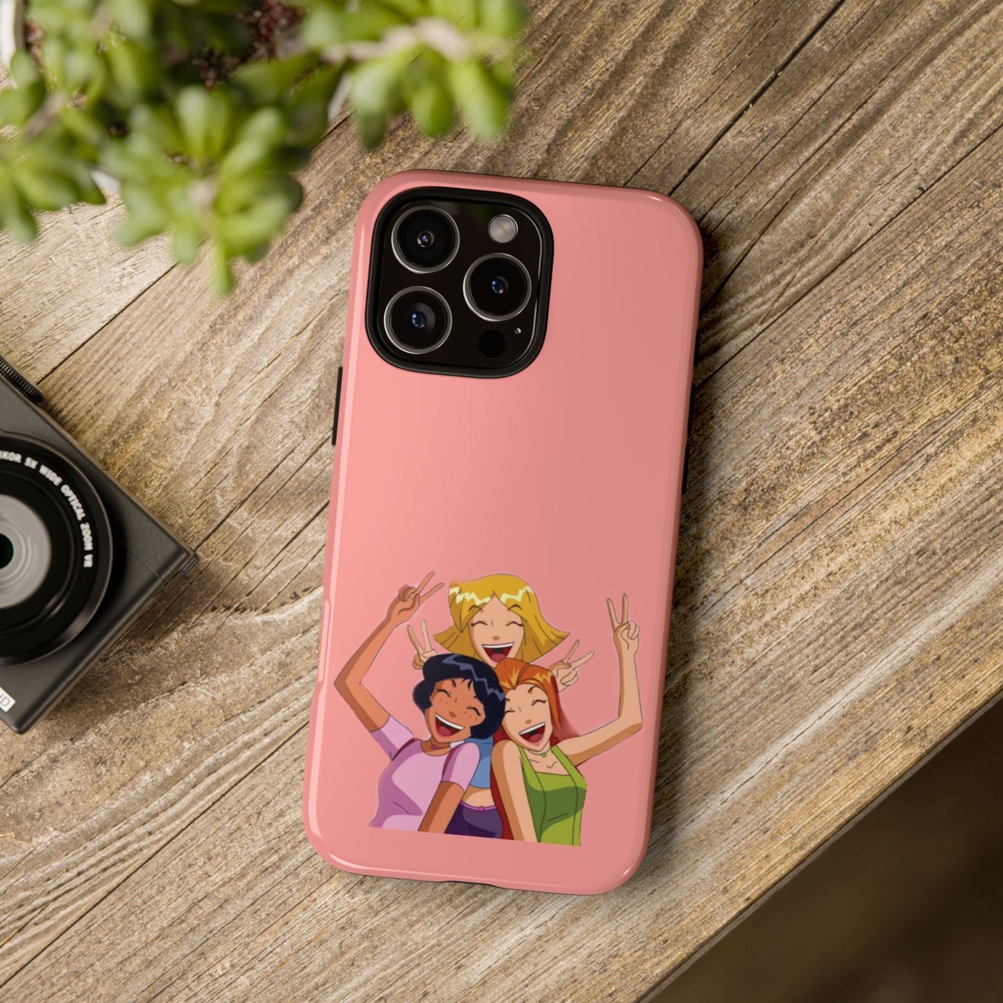 Playful Friendship Phone Case, Cute Girls Phone Cover, Tough Phone Case, Unique Tech Accessory, Gift for Friends, Fun Personalized Case