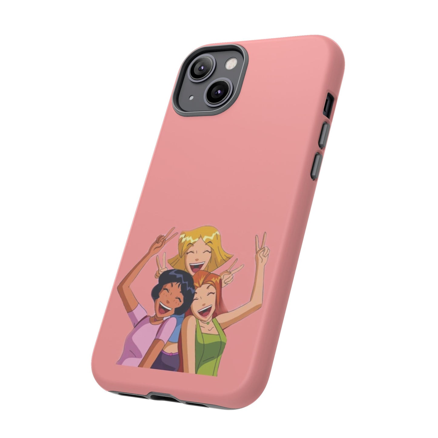 Playful Friendship Phone Case, Cute Girls Phone Cover, Tough Phone Case, Unique Tech Accessory, Gift for Friends, Fun Personalized Case
