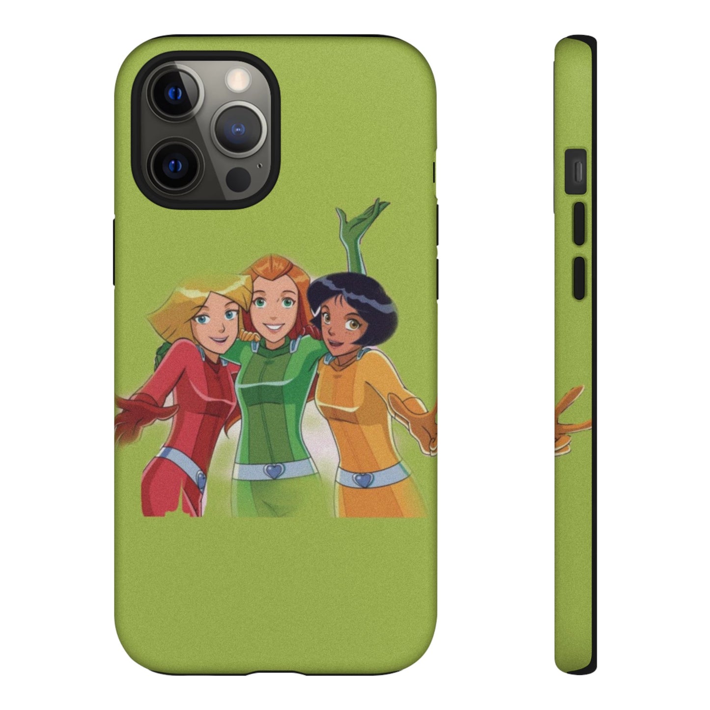 Sassy Phone Case for Tough Girls, Fun Active Protection Cover, Cartoon Friendship, Gift for Teens, Eco-friendly Mobile Accessory