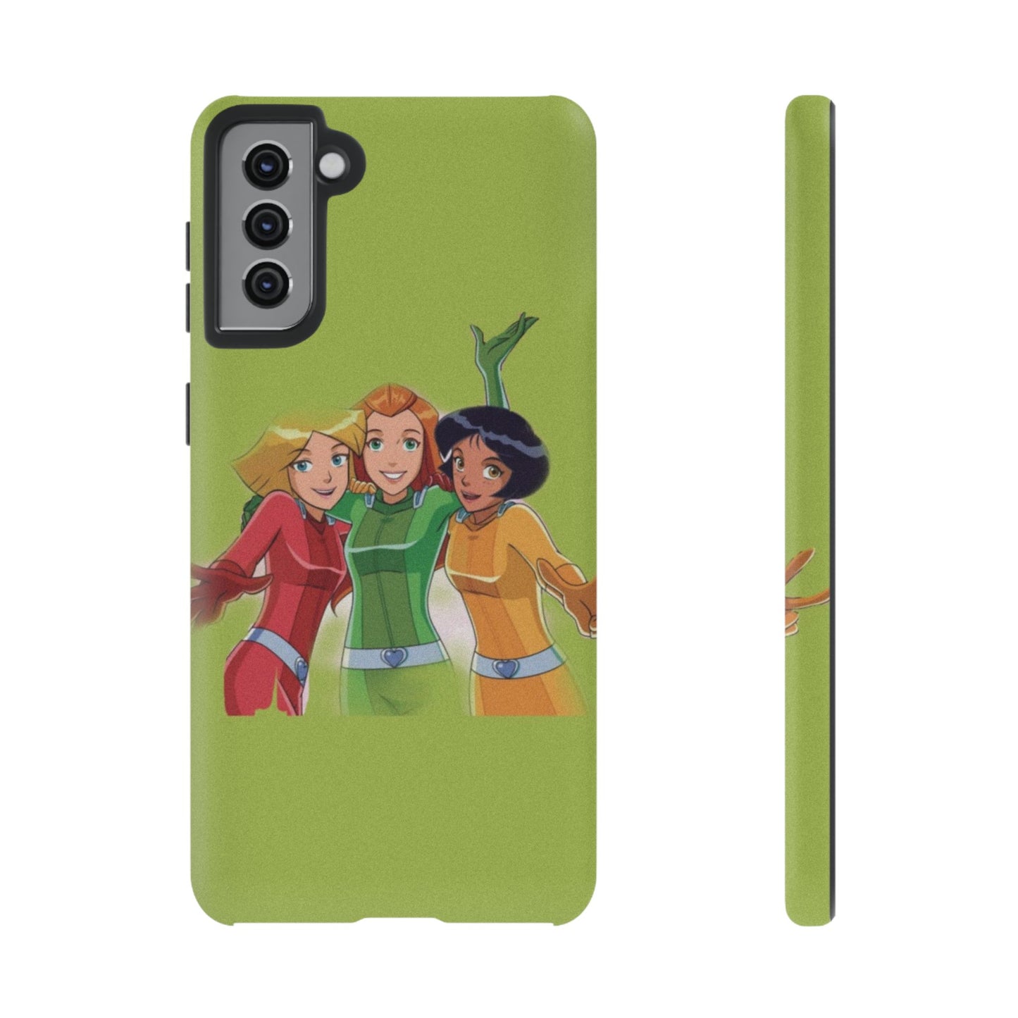Sassy Phone Case for Tough Girls, Fun Active Protection Cover, Cartoon Friendship, Gift for Teens, Eco-friendly Mobile Accessory