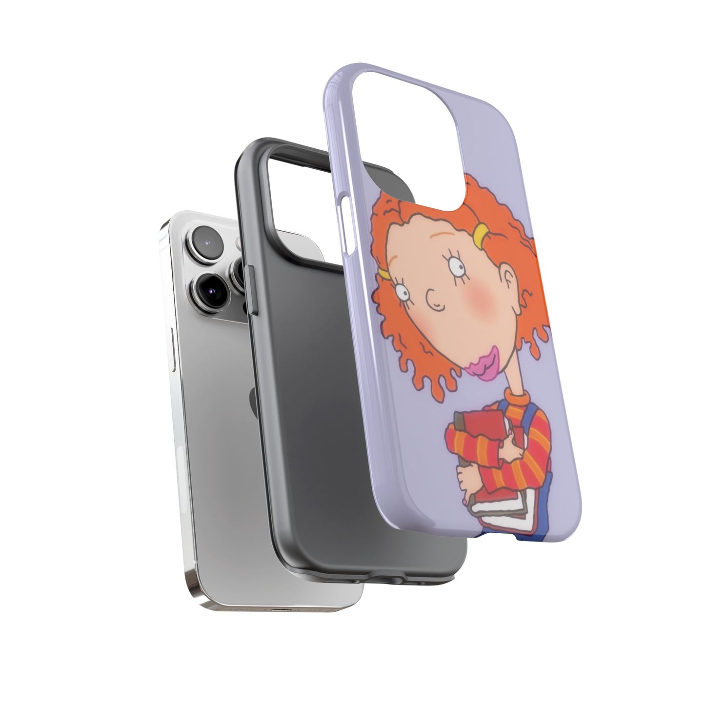 Colorful Cartoon Phone Case for Kids, Tough Cases, Fun Gift, Protector, Trendy Design, Kids Birthday, Back to School