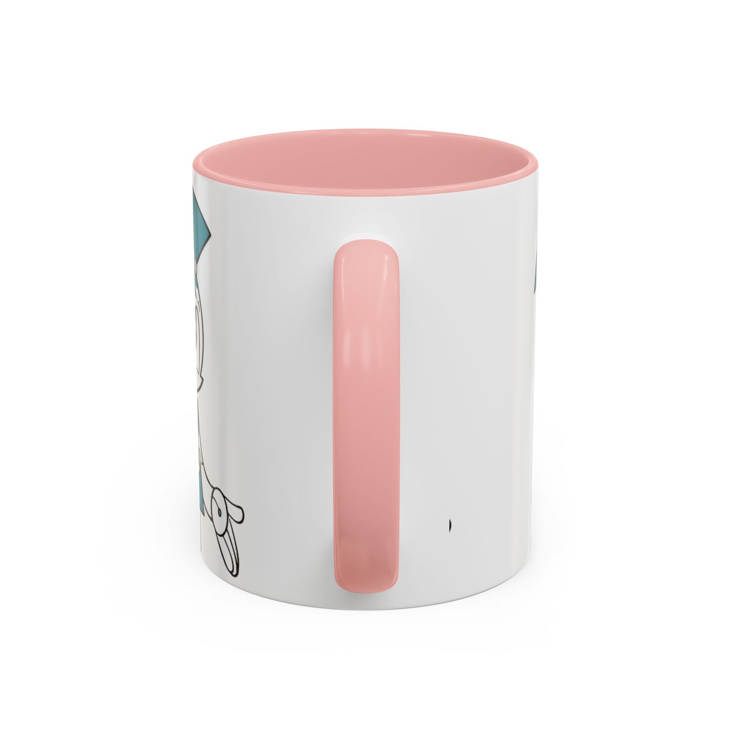 Whimsical Robot Accent Coffee Mug, Cute Gift for Robot Lovers, Fun Kitchen Decor, Perfect for Birthdays, Holidays, and Everyday Use