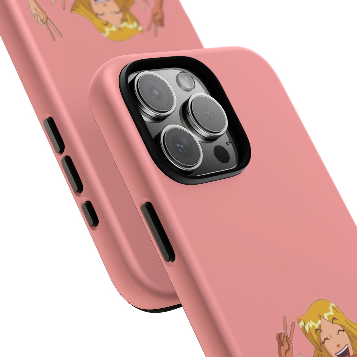 Playful Friendship Phone Case, Cute Girls Phone Cover, Tough Phone Case, Unique Tech Accessory, Gift for Friends, Fun Personalized Case
