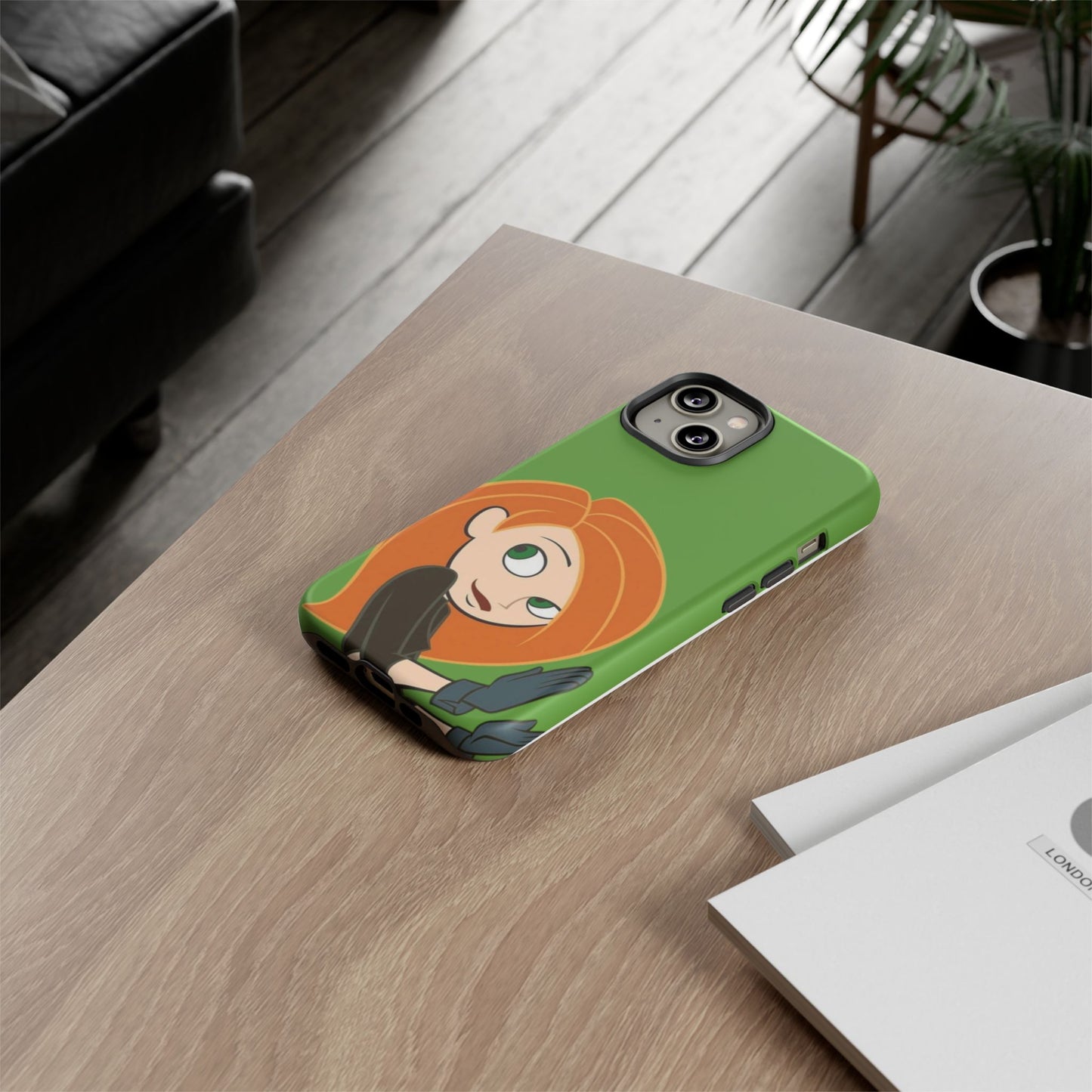 Kim Possible Phone Case, Tough Cases for Teens, Cartoon Accessories, Gift for Her, Pop Culture Merchandise, Fun Tech Gear