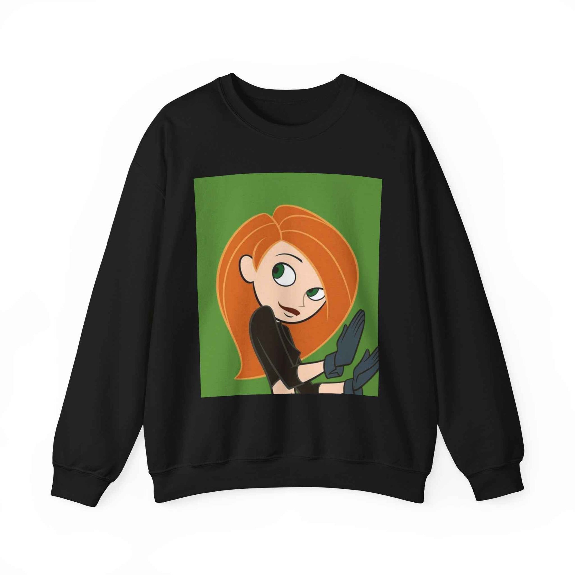 Kim Possible Inspired Sweatshirt, Cozy Crewneck, Cartoon Apparel, Gift for Fans, Comfortable Casual Wear, Unisex Hoodie - I&B