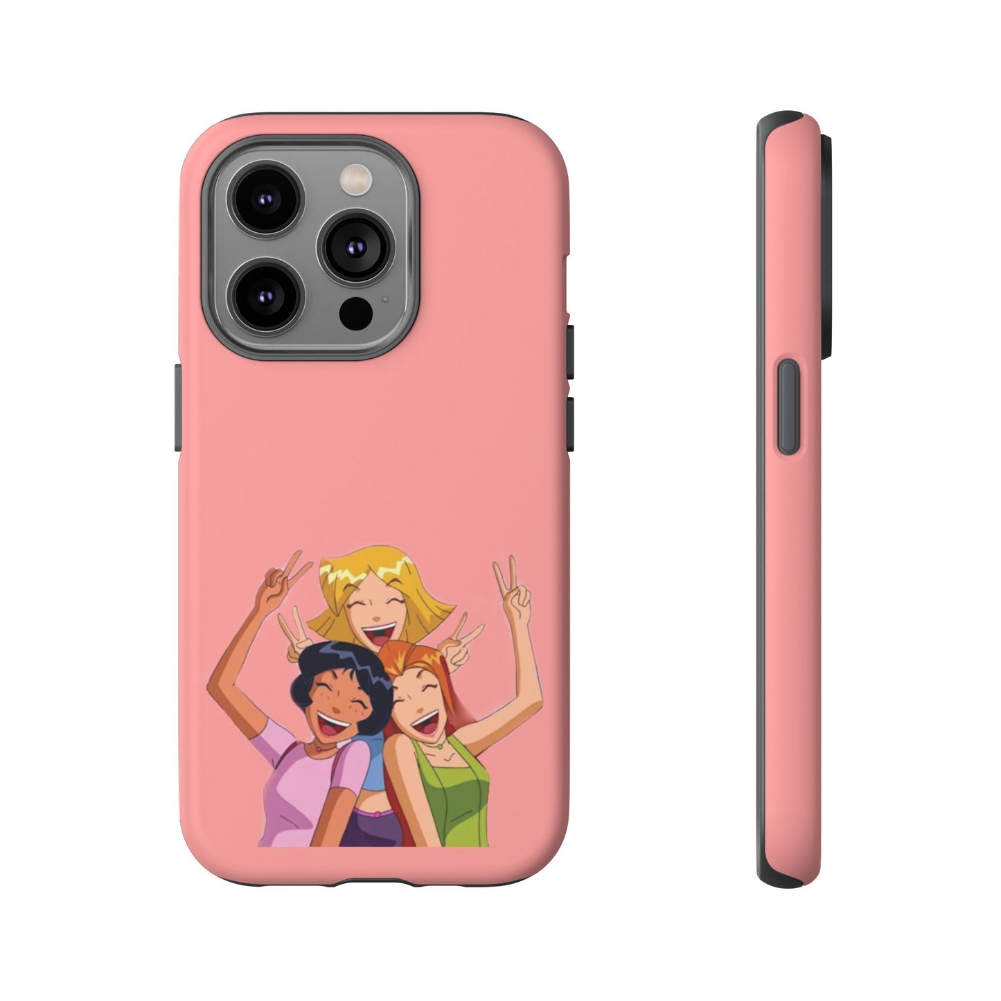 Playful Friendship Phone Case, Cute Girls Phone Cover, Tough Phone Case, Unique Tech Accessory, Gift for Friends, Fun Personalized Case