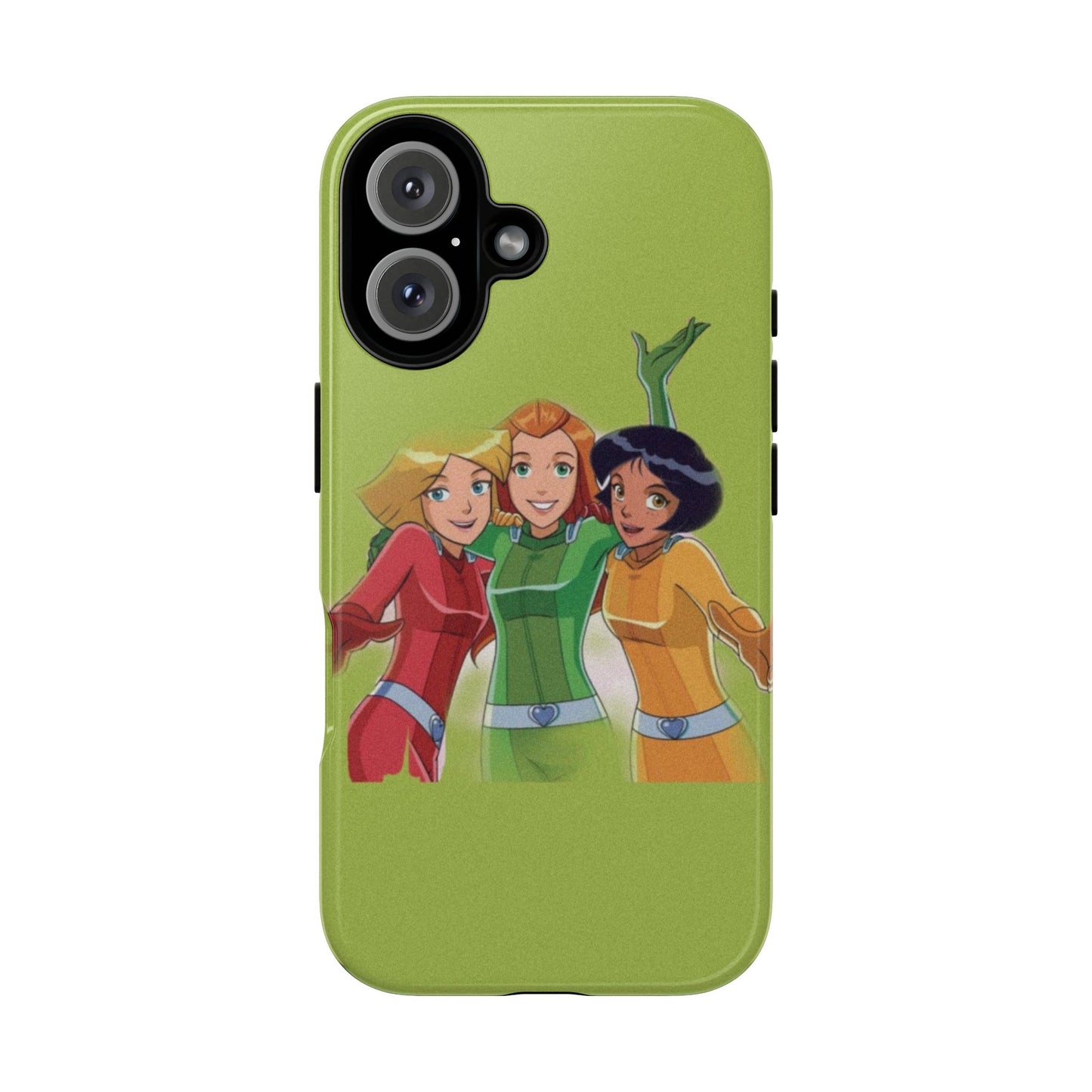 Sassy Phone Case for Tough Girls, Fun Active Protection Cover, Cartoon Friendship, Gift for Teens, Eco-friendly Mobile Accessory