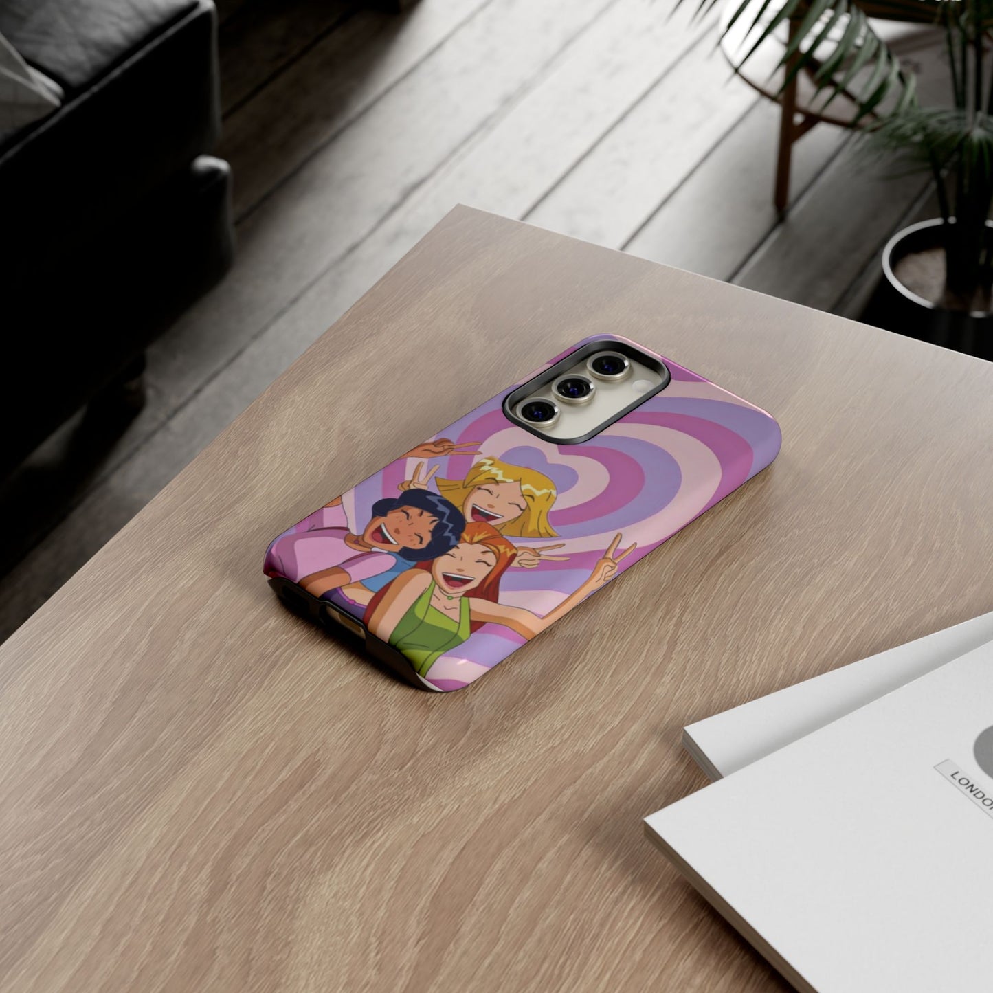 Colorful Phone Case with Cheerful Design, Fun Accessories, Gift for Teens, Trendy Tech Cover, Girls' Birthday Present