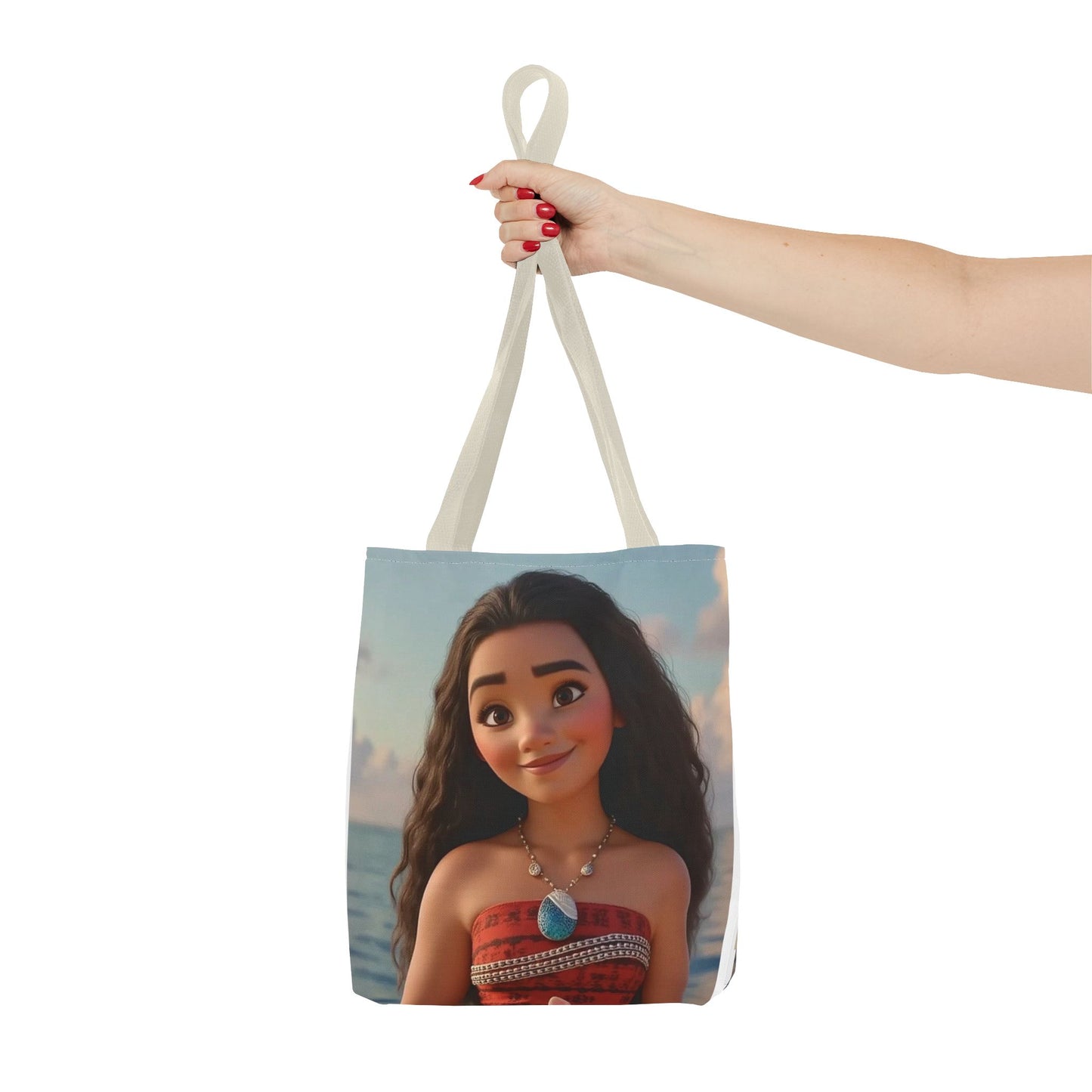 Moana-Inspired Tote Bag, Stylish Beach Tote, Gen Z Fashion, Vacation Accessory, Gift for Disney Lovers, Eco-Friendly Bag