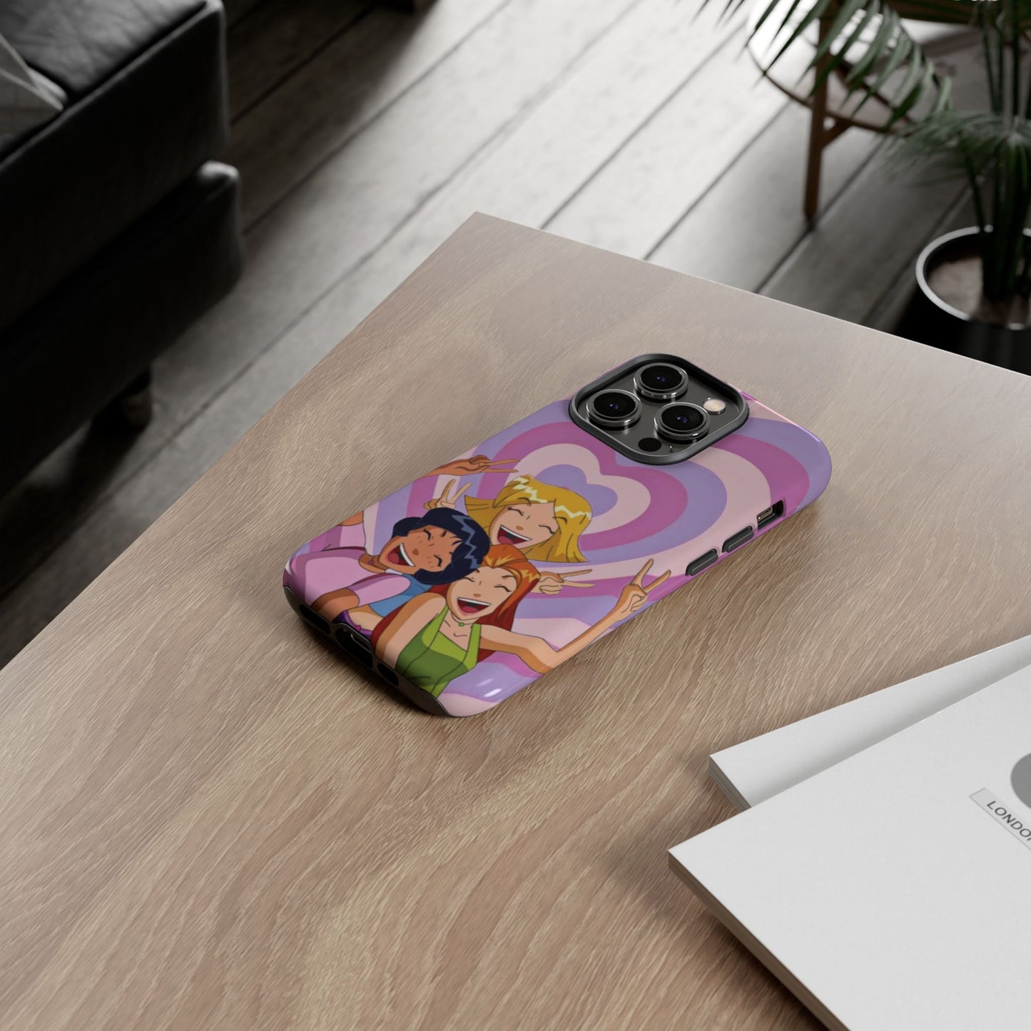 Colorful Phone Case with Cheerful Design, Fun Accessories, Gift for Teens, Trendy Tech Cover, Girls' Birthday Present