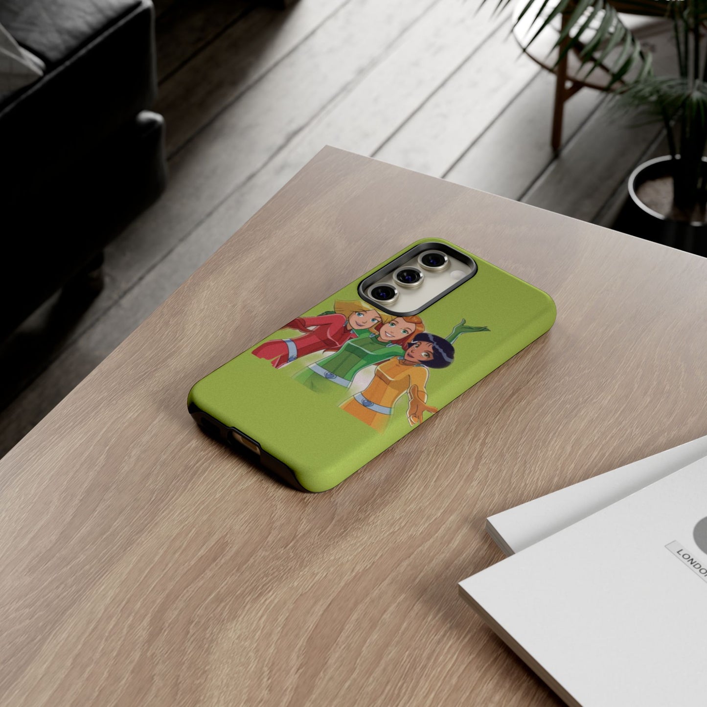 Sassy Phone Case for Tough Girls, Fun Active Protection Cover, Cartoon Friendship, Gift for Teens, Eco-friendly Mobile Accessory