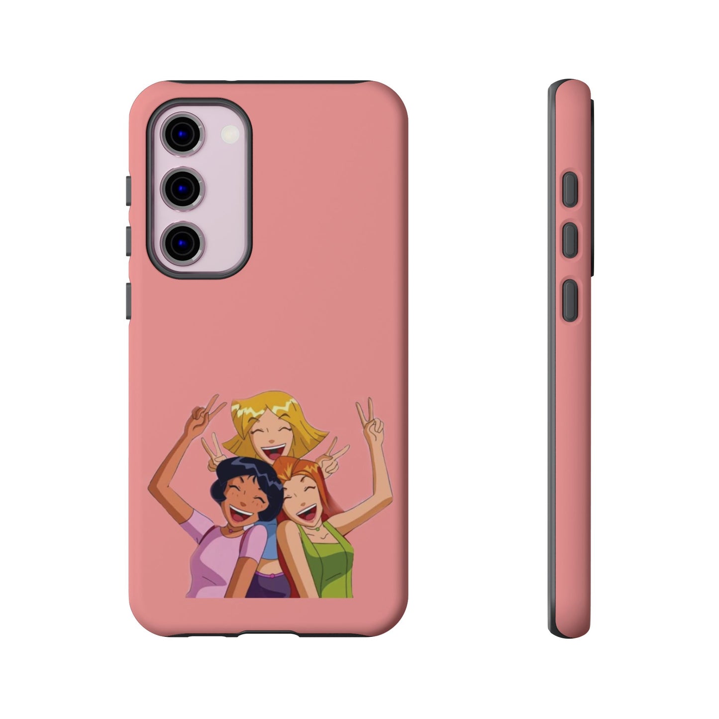 Playful Friendship Phone Case, Cute Girls Phone Cover, Tough Phone Case, Unique Tech Accessory, Gift for Friends, Fun Personalized Case