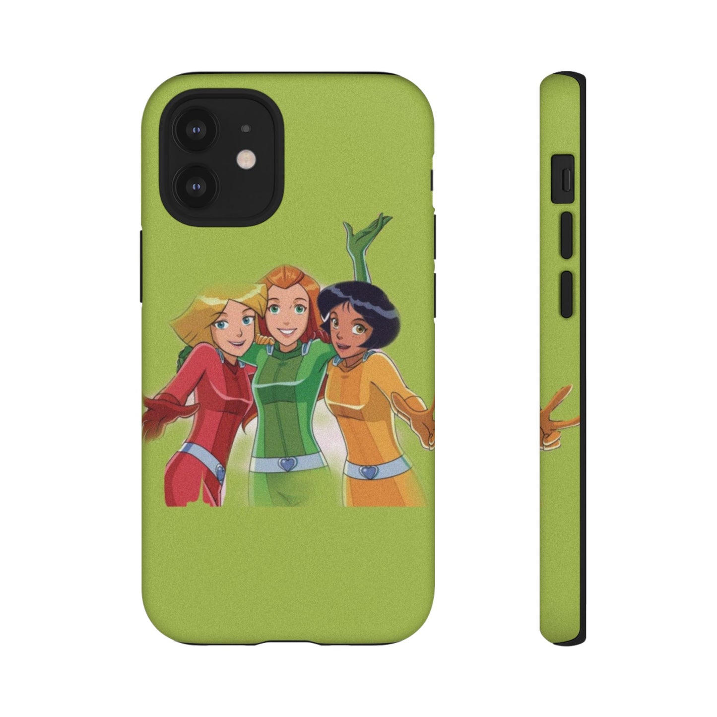 Sassy Phone Case for Tough Girls, Fun Active Protection Cover, Cartoon Friendship, Gift for Teens, Eco-friendly Mobile Accessory
