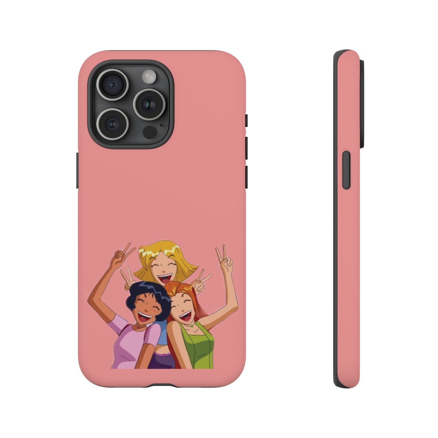 Playful Friendship Phone Case, Cute Girls Phone Cover, Tough Phone Case, Unique Tech Accessory, Gift for Friends, Fun Personalized Case