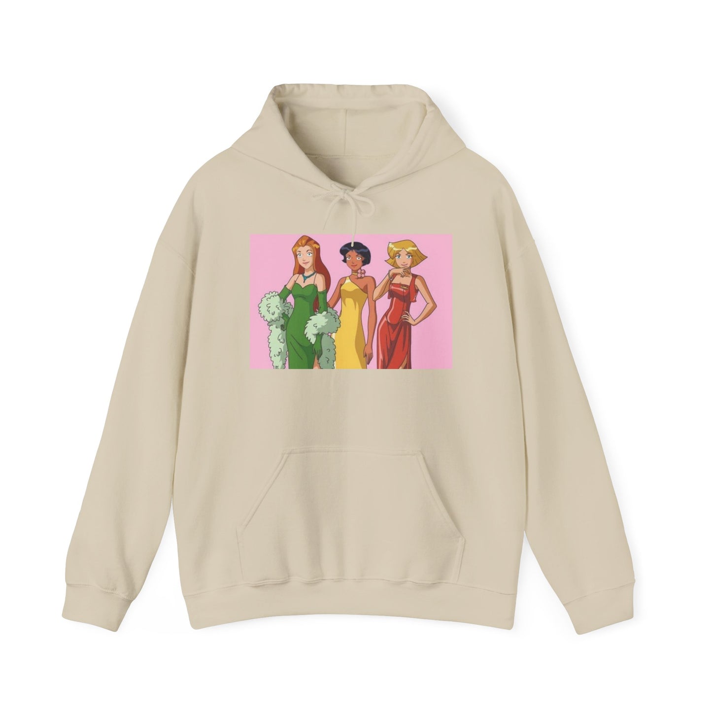 Chic Cartoon-Inspired Hoodie, Cozy Sweatshirt, Casual Loungewear, Gift for Friends, Comfortable Fashion, Trendy Apparel