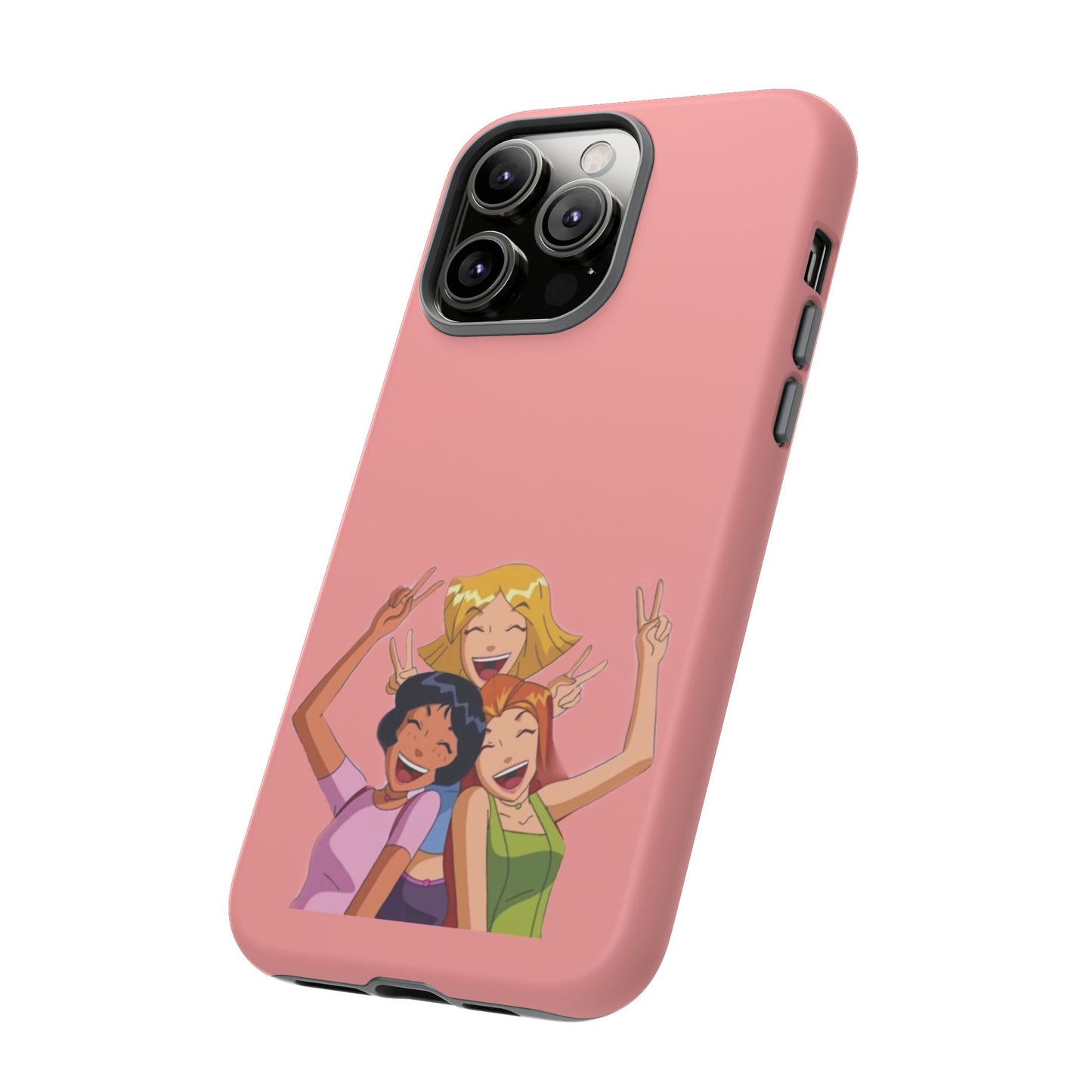 Playful Friendship Phone Case, Cute Girls Phone Cover, Tough Phone Case, Unique Tech Accessory, Gift for Friends, Fun Personalized Case