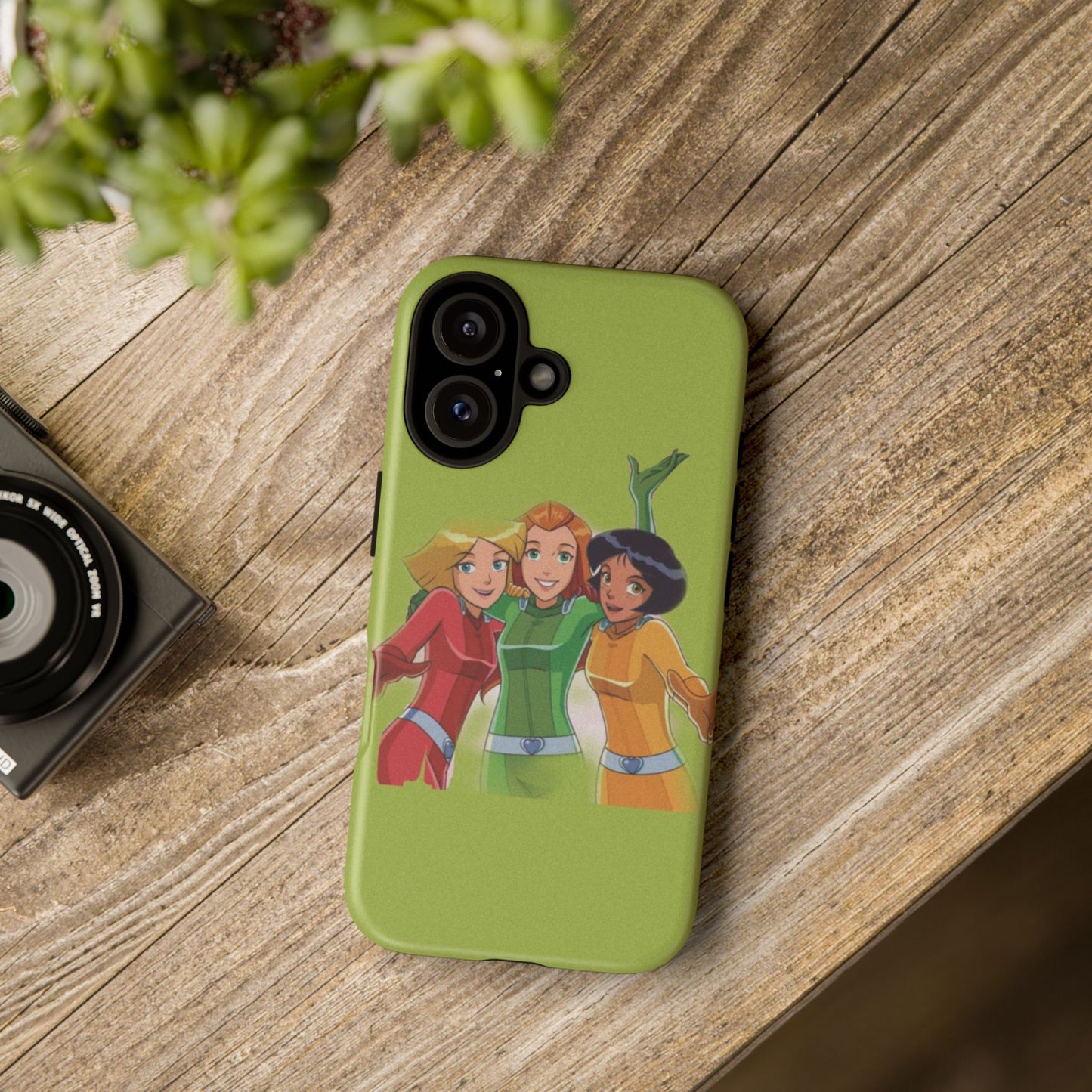 Sassy Phone Case for Tough Girls, Fun Active Protection Cover, Cartoon Friendship, Gift for Teens, Eco-friendly Mobile Accessory