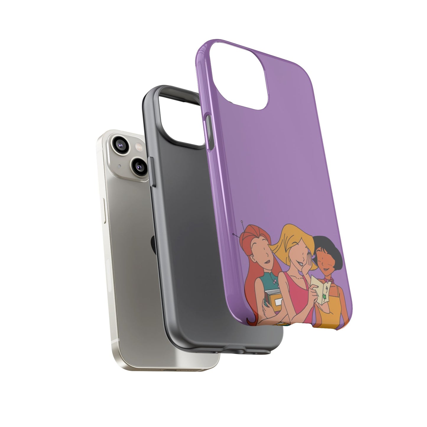 Colorful Phone Case, Cute Tough Cases for Teens, Friendship Gifts, Cartoon Aesthetic Phone Accessories, Fun & Stylish Mobile Covers
