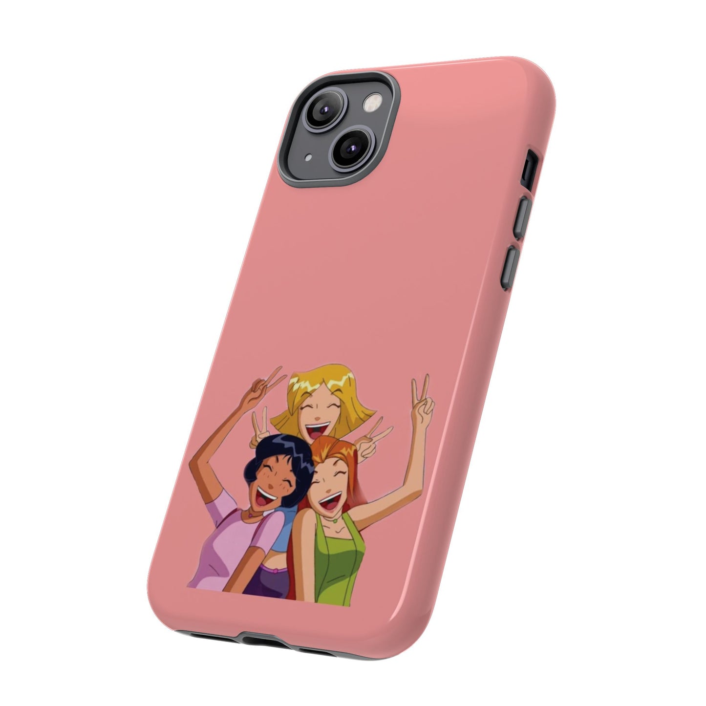 Playful Friendship Phone Case, Cute Girls Phone Cover, Tough Phone Case, Unique Tech Accessory, Gift for Friends, Fun Personalized Case