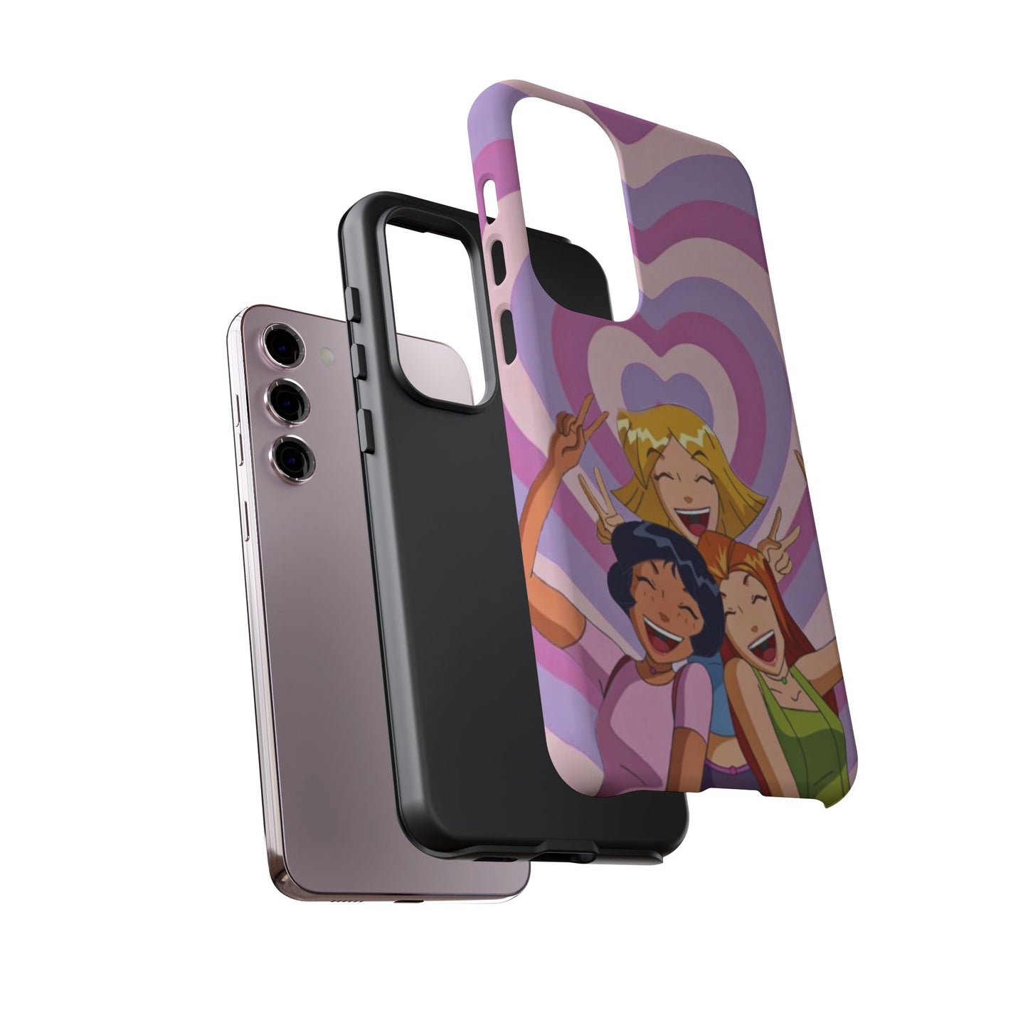 Colorful Phone Case with Cheerful Design, Fun Accessories, Gift for Teens, Trendy Tech Cover, Girls' Birthday Present