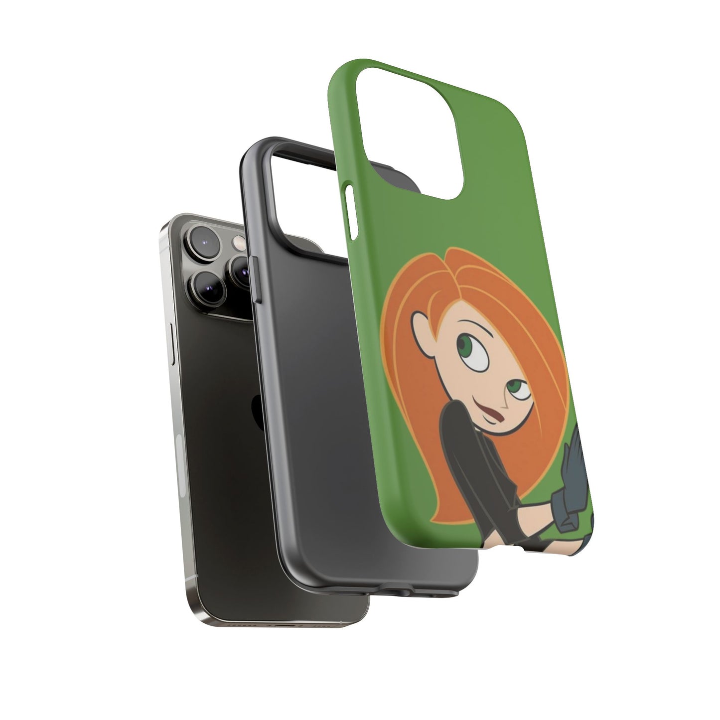 Kim Possible Phone Case, Tough Cases for Teens, Cartoon Accessories, Gift for Her, Pop Culture Merchandise, Fun Tech Gear