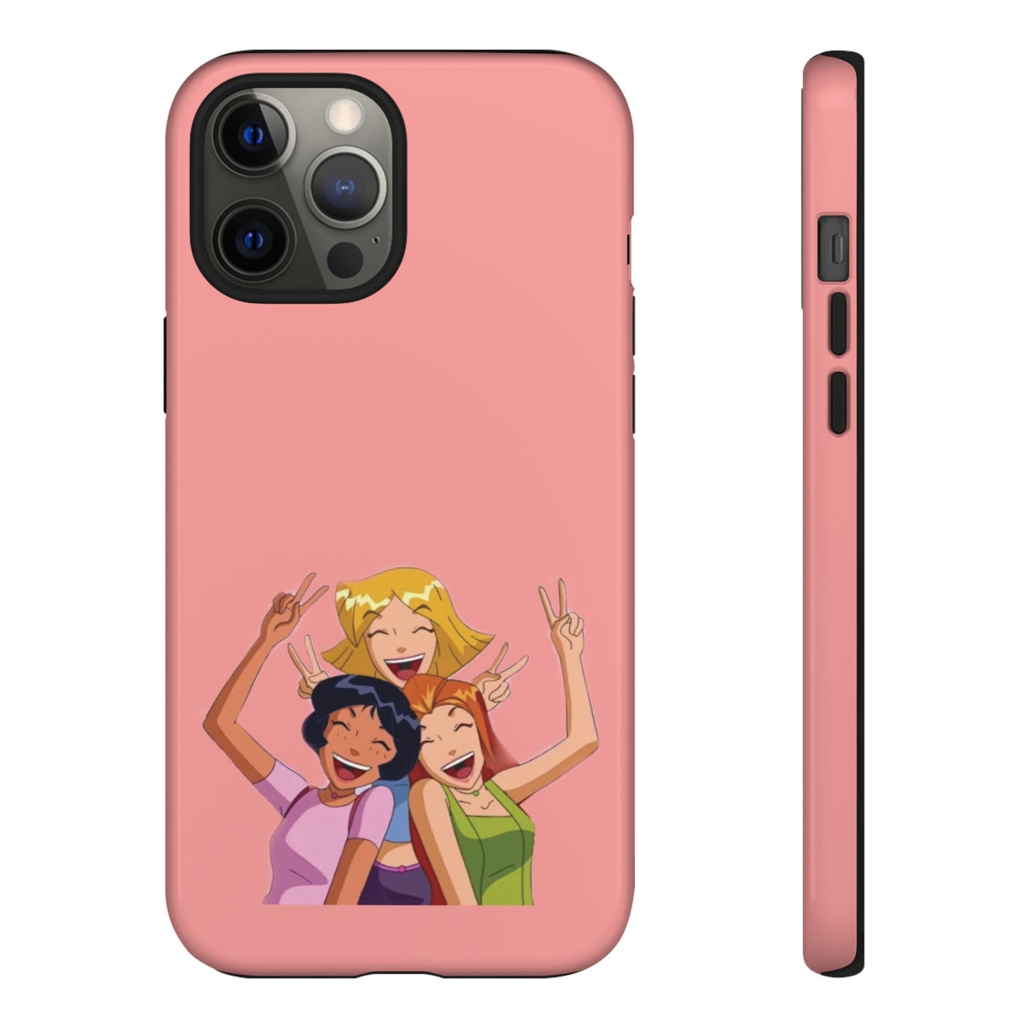 Playful Friendship Phone Case, Cute Girls Phone Cover, Tough Phone Case, Unique Tech Accessory, Gift for Friends, Fun Personalized Case