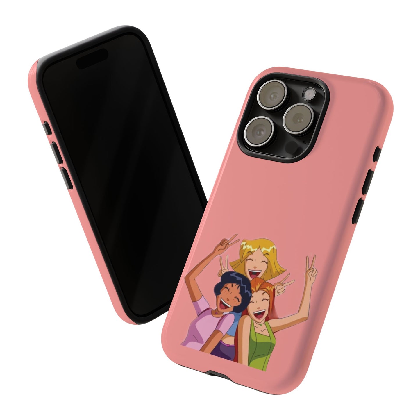 Playful Friendship Phone Case, Cute Girls Phone Cover, Tough Phone Case, Unique Tech Accessory, Gift for Friends, Fun Personalized Case