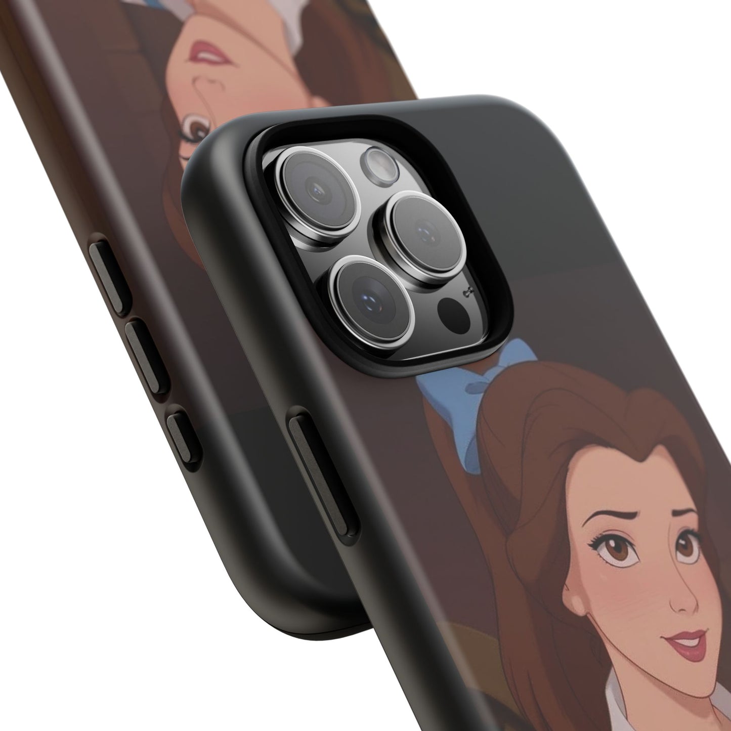 Disney Princess Phone Case, Tough Cases for Girls, Aesthetic Phone Cover, Belle Inspired Design, Cute Gift for Kids