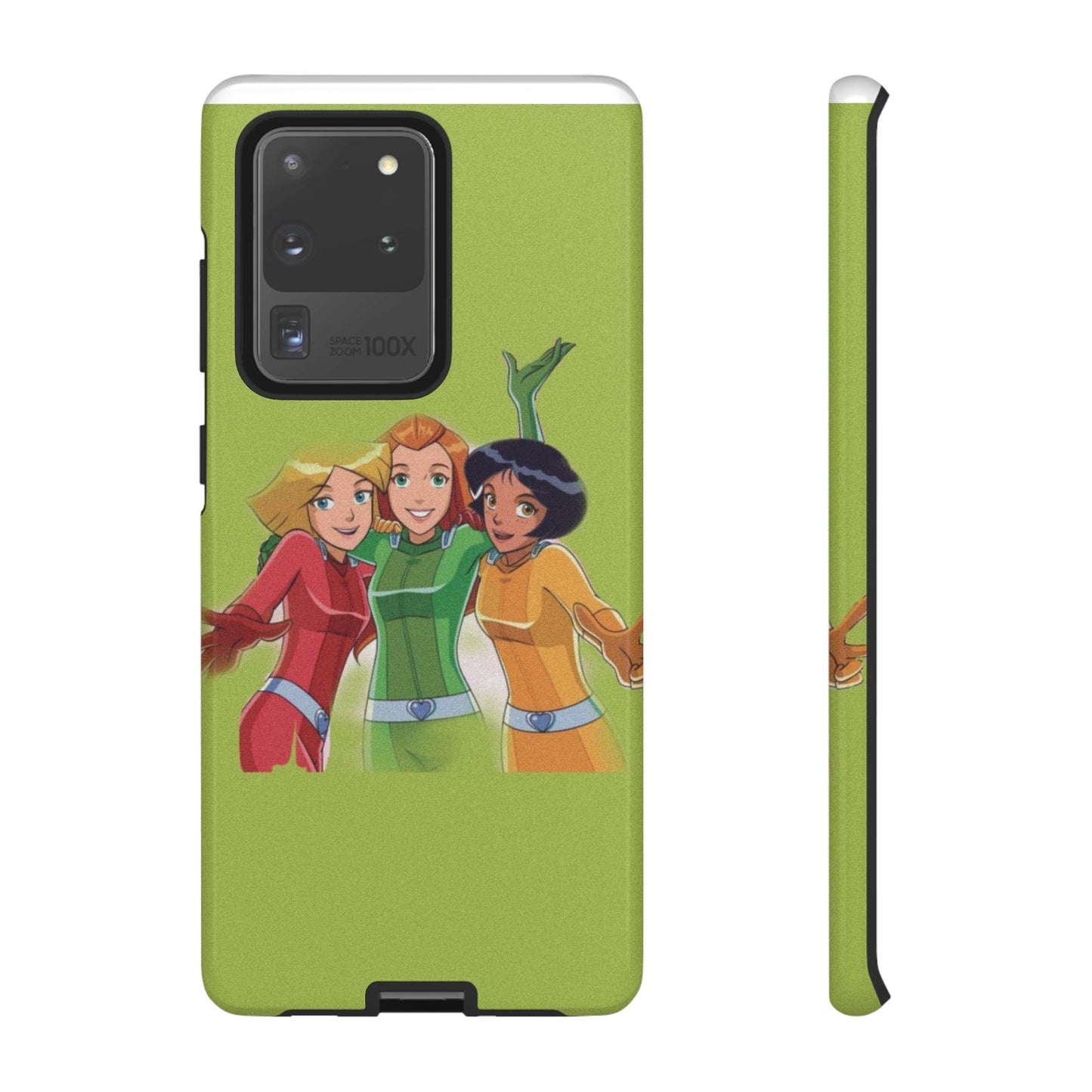Sassy Phone Case for Tough Girls, Fun Active Protection Cover, Cartoon Friendship, Gift for Teens, Eco-friendly Mobile Accessory
