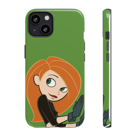 Kim Possible Phone Case, Tough Cases for Teens, Cartoon Accessories, Gift for Her, Pop Culture Merchandise, Fun Tech Gear