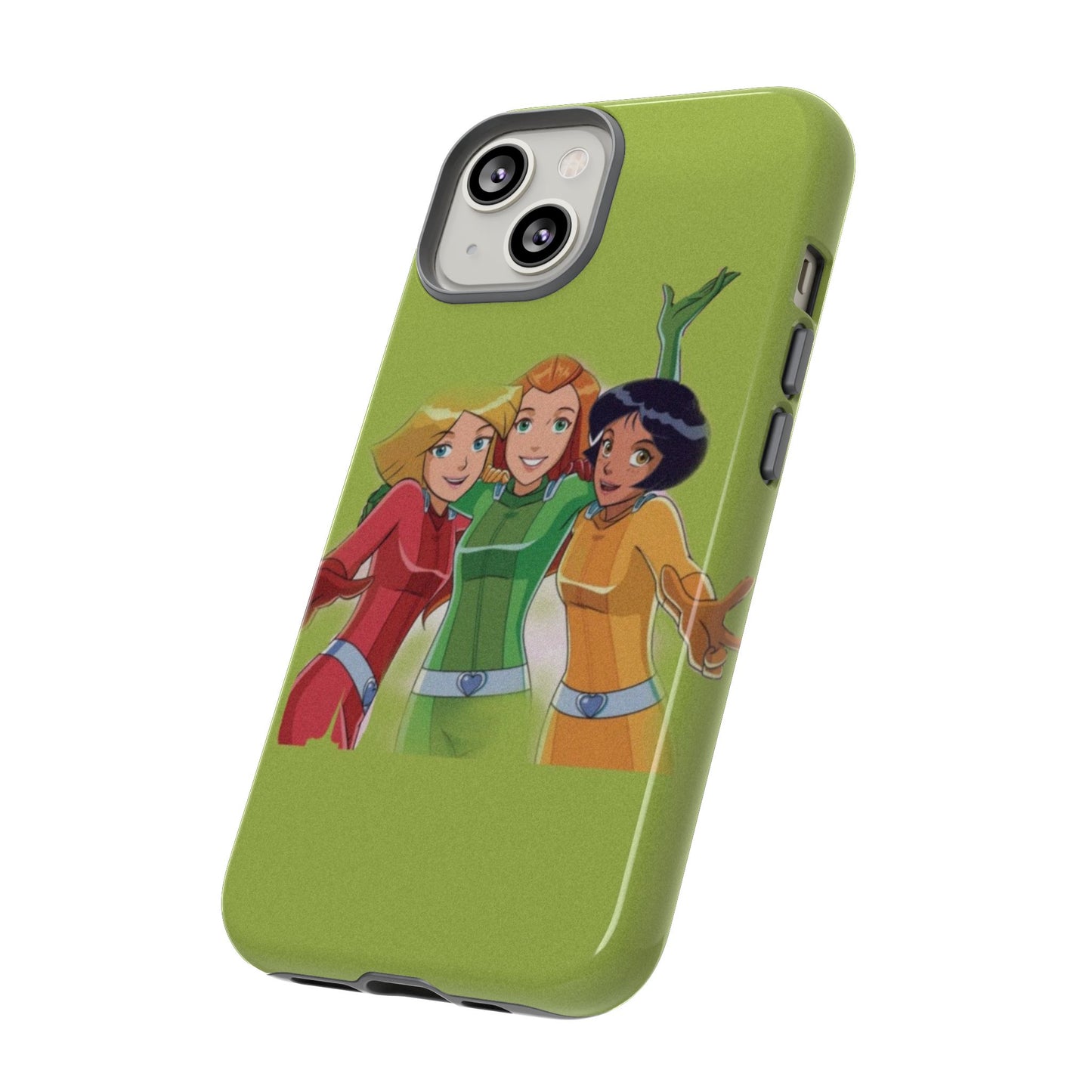 Sassy Phone Case for Tough Girls, Fun Active Protection Cover, Cartoon Friendship, Gift for Teens, Eco-friendly Mobile Accessory
