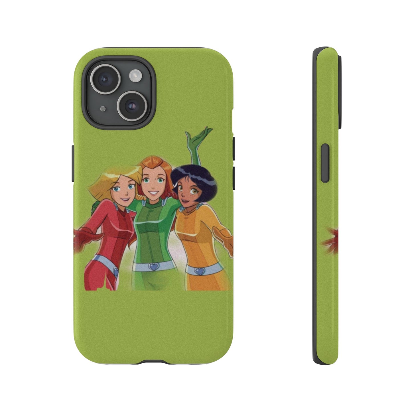 Sassy Phone Case for Tough Girls, Fun Active Protection Cover, Cartoon Friendship, Gift for Teens, Eco-friendly Mobile Accessory
