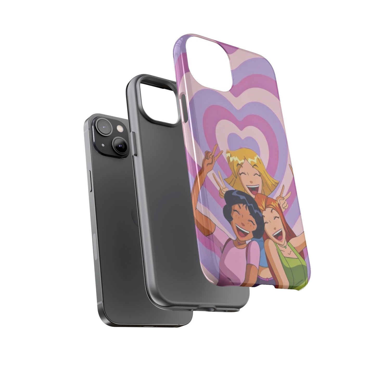 Colorful Phone Case with Cheerful Design, Fun Accessories, Gift for Teens, Trendy Tech Cover, Girls' Birthday Present