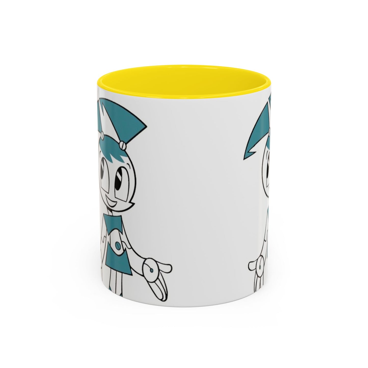 Whimsical Robot Accent Coffee Mug, Cute Gift for Robot Lovers, Fun Kitchen Decor, Perfect for Birthdays, Holidays, and Everyday Use