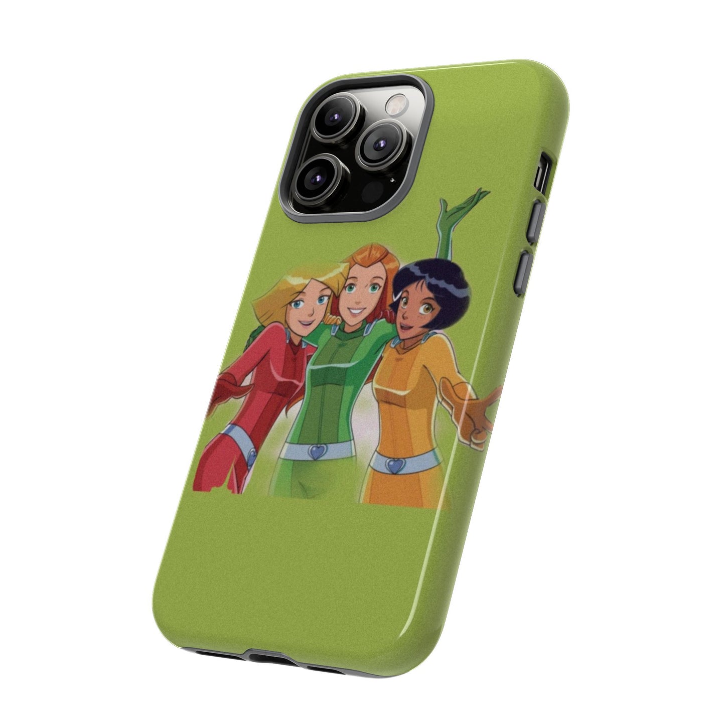 Sassy Phone Case for Tough Girls, Fun Active Protection Cover, Cartoon Friendship, Gift for Teens, Eco-friendly Mobile Accessory