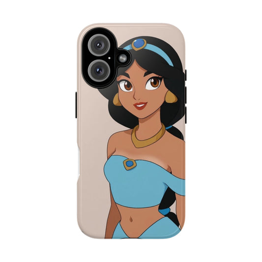 Vibrant Phone Case Featuring Jasmine | Tough Cases, Disney-Inspired, Cute Cover, Gift for Disney Fans, Smartphone Accessory