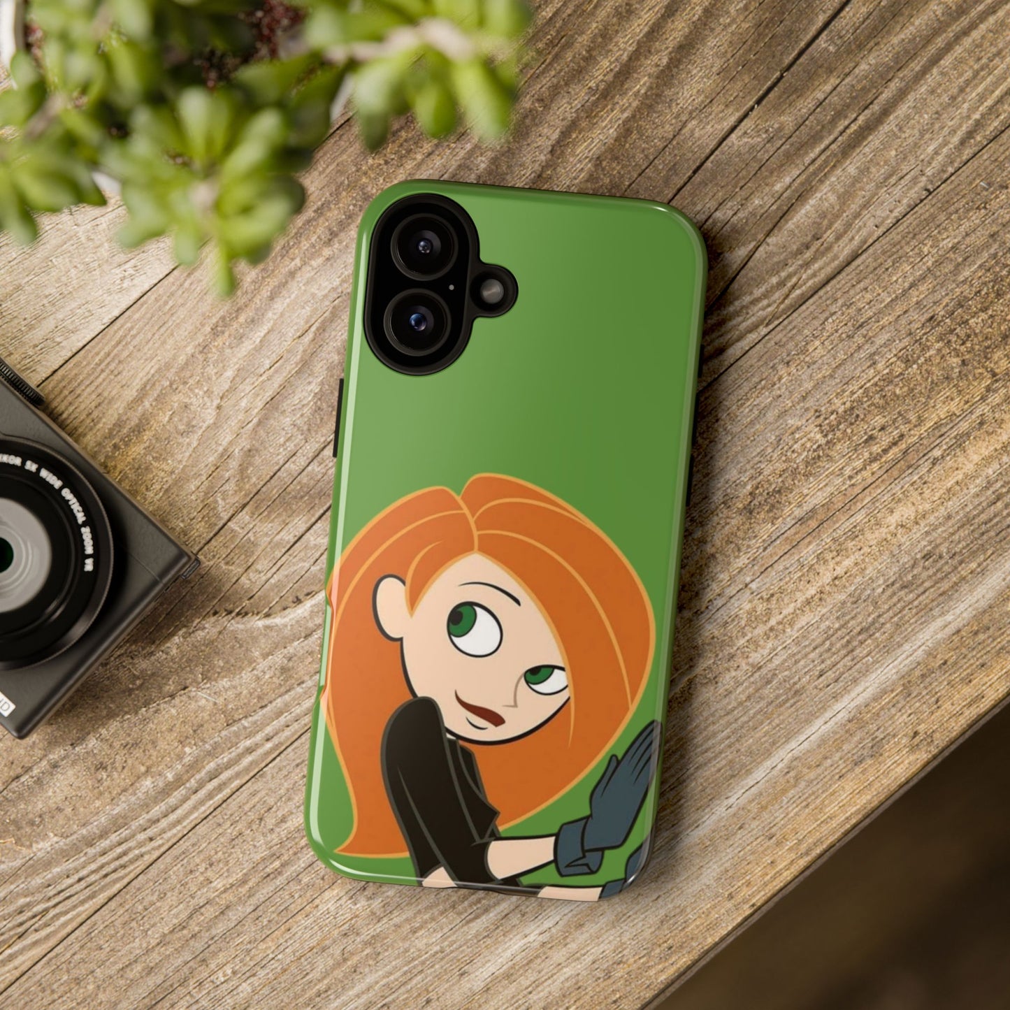 Kim Possible Phone Case, Tough Cases for Teens, Cartoon Accessories, Gift for Her, Pop Culture Merchandise, Fun Tech Gear